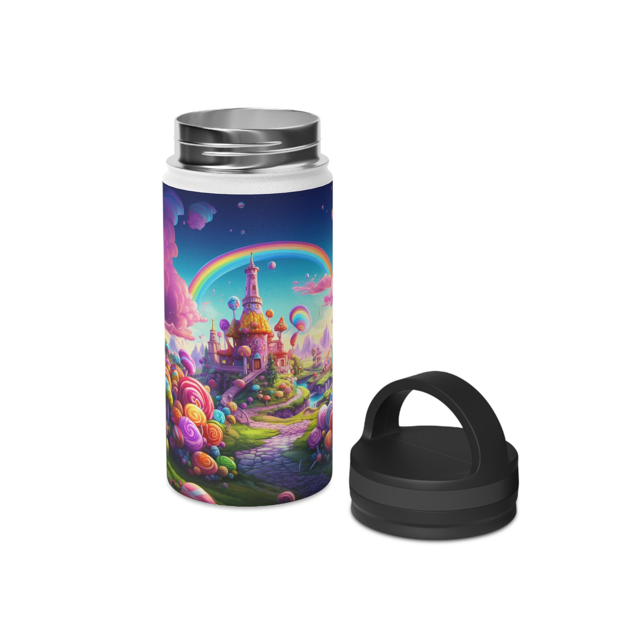 Vibrant Holiday Adventure Bottle: Stainless Steel