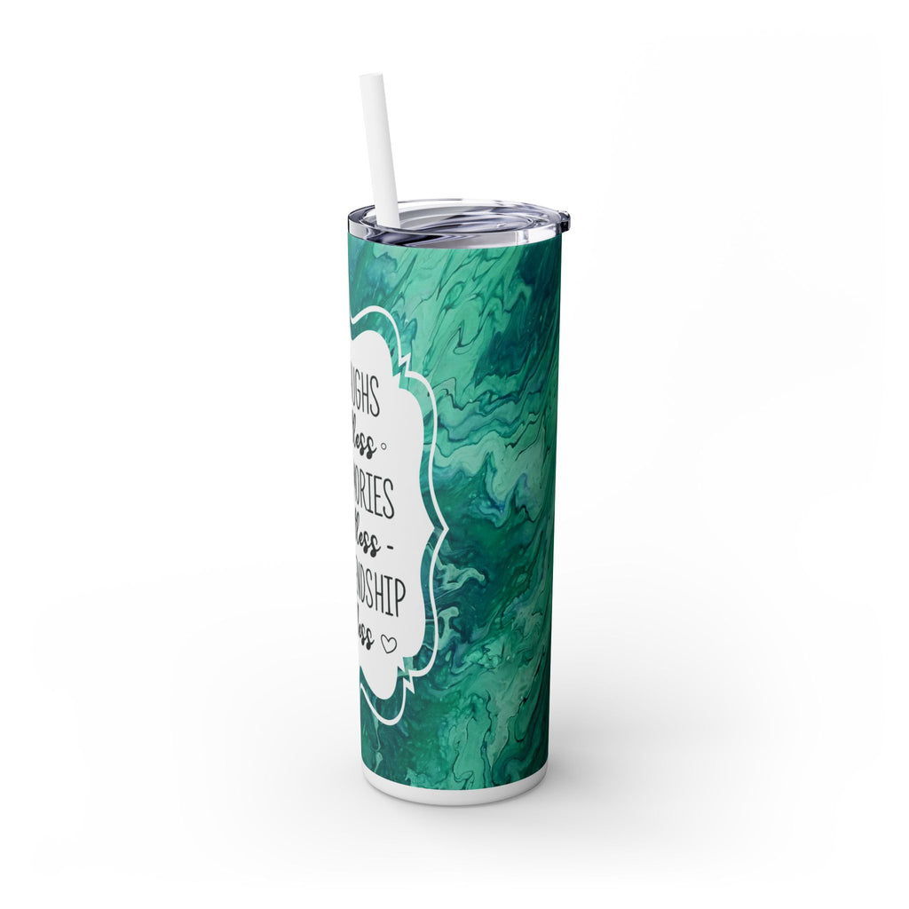 Skinny Tumbler with Straw, 20oz