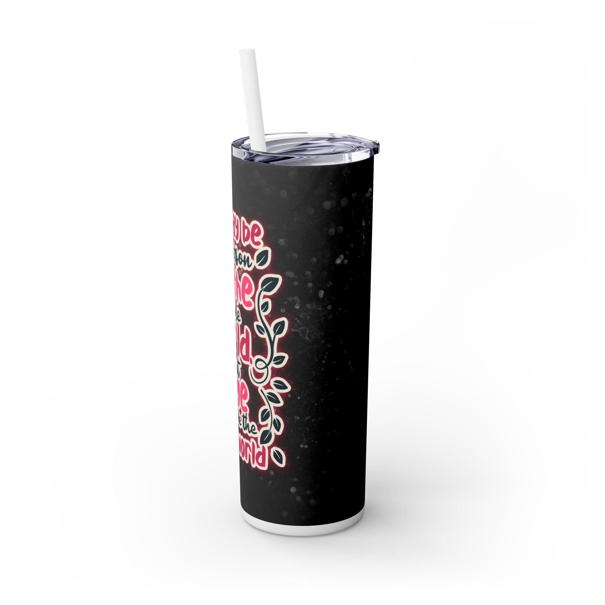 Skinny Tumbler with Straw, 20oz
