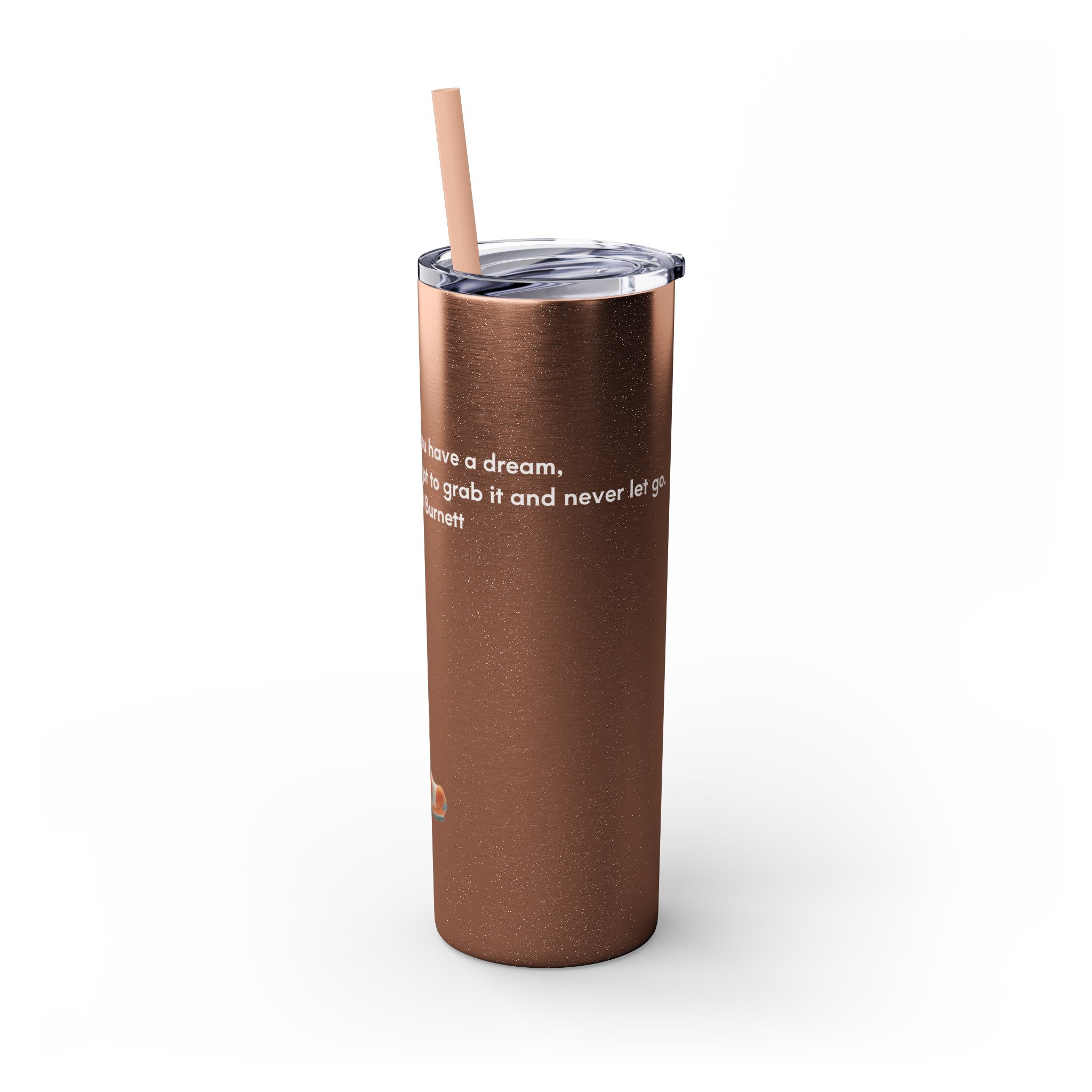 Skinny Tumbler with Straw, 20oz -Astronut