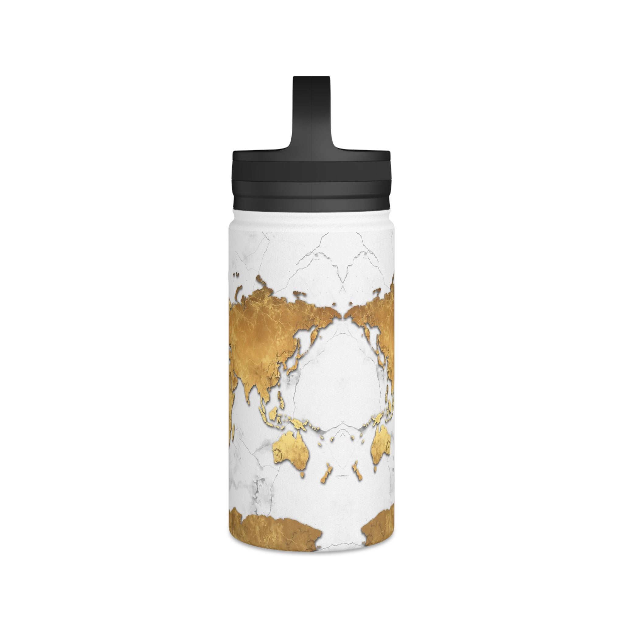 Marble Magic: Adventure-Ready Water Bottle