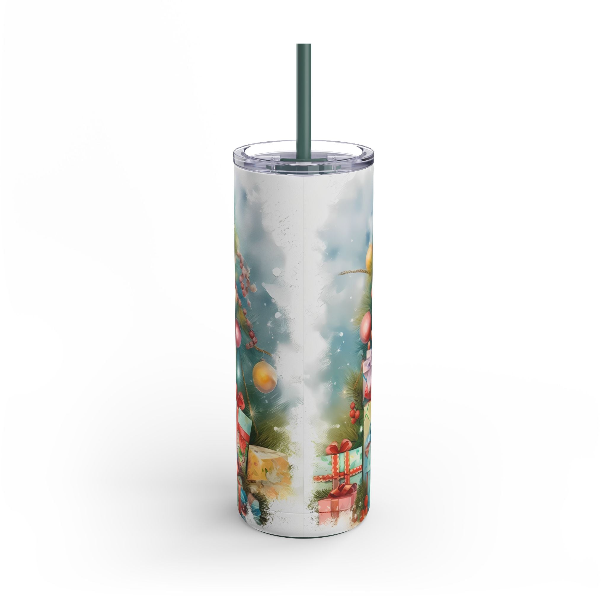 FestiveFrost: Sleek Tumblers for Seasonal Sips