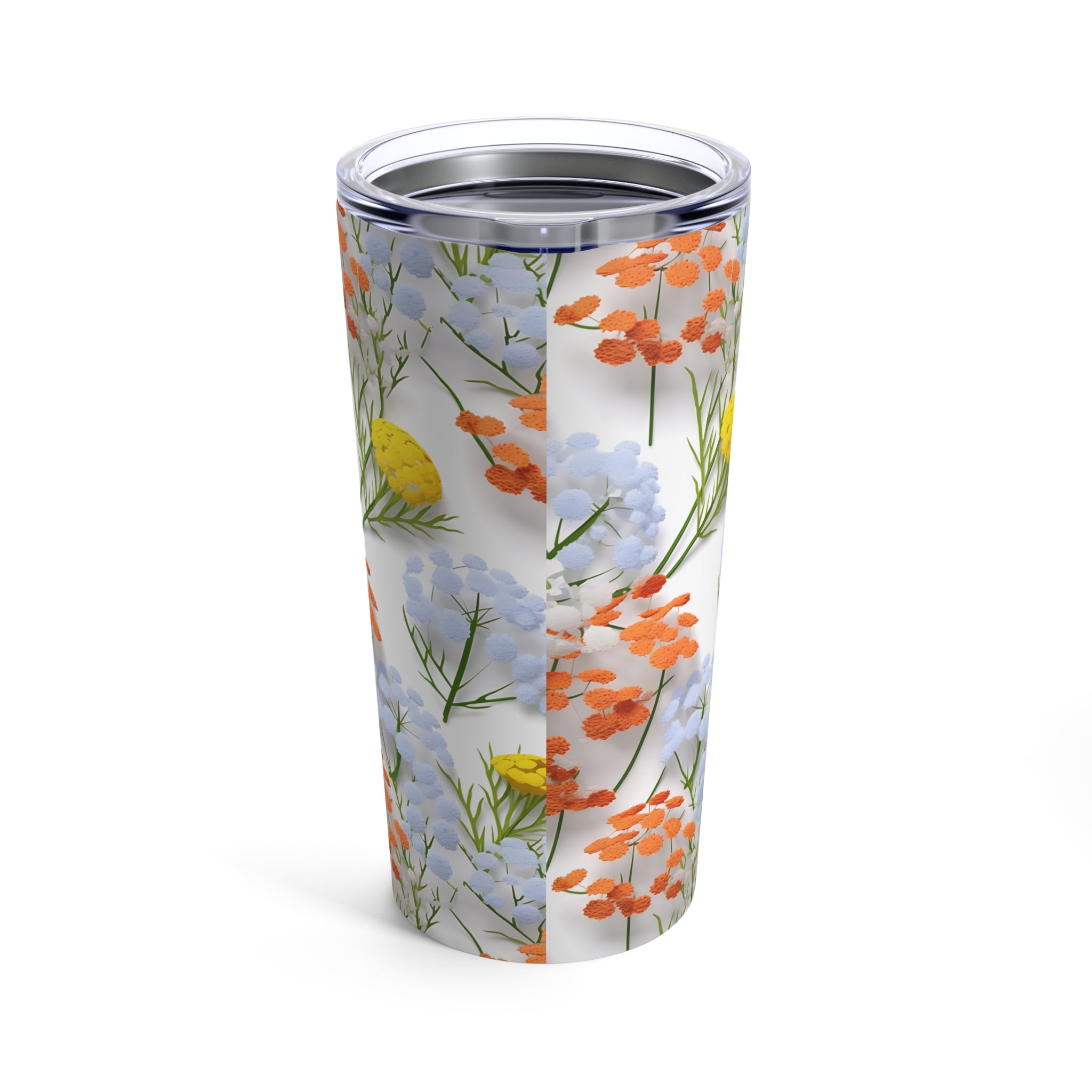 Floral Harmony Tumbler - 20oz