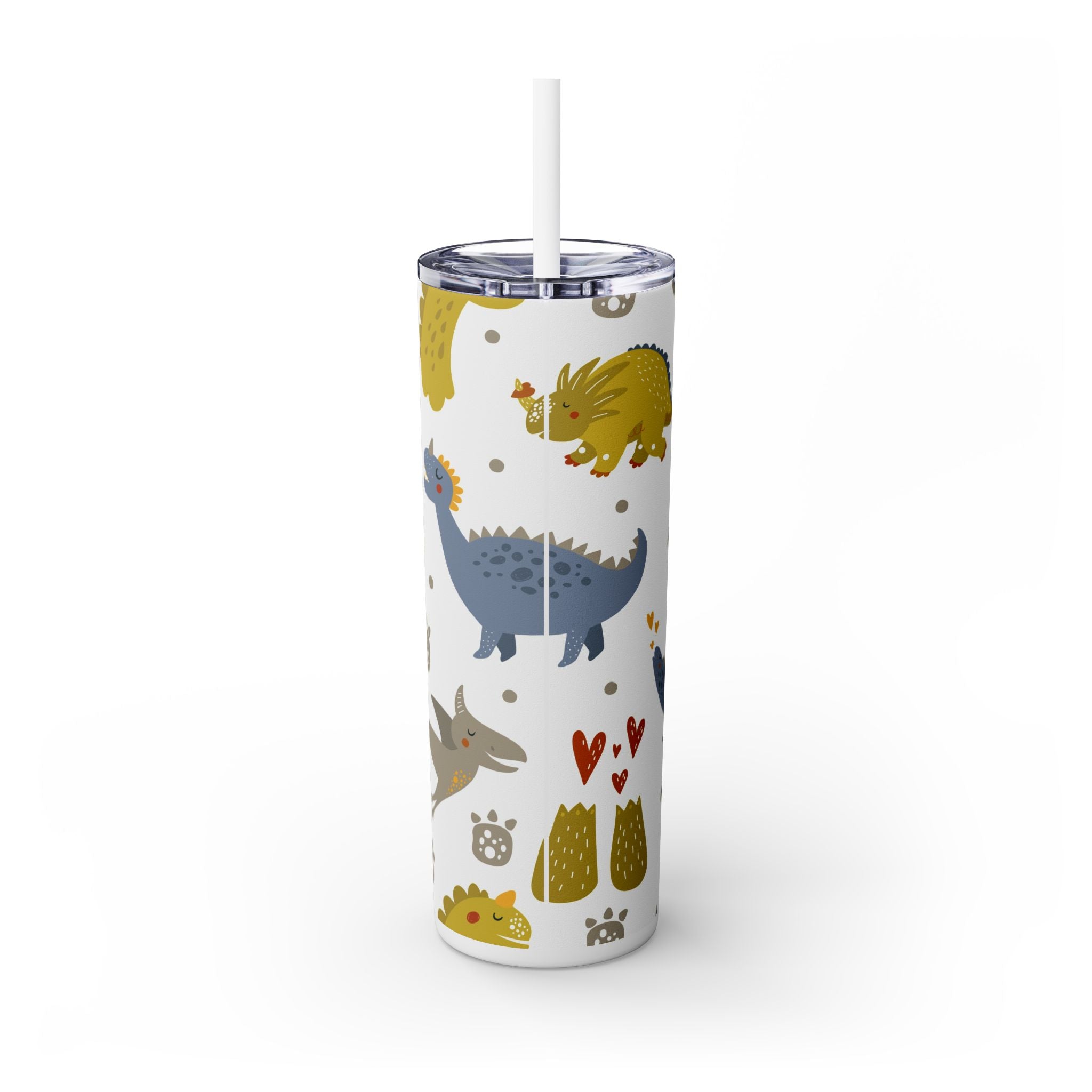 Skinny Tumbler with Straw, 20oz