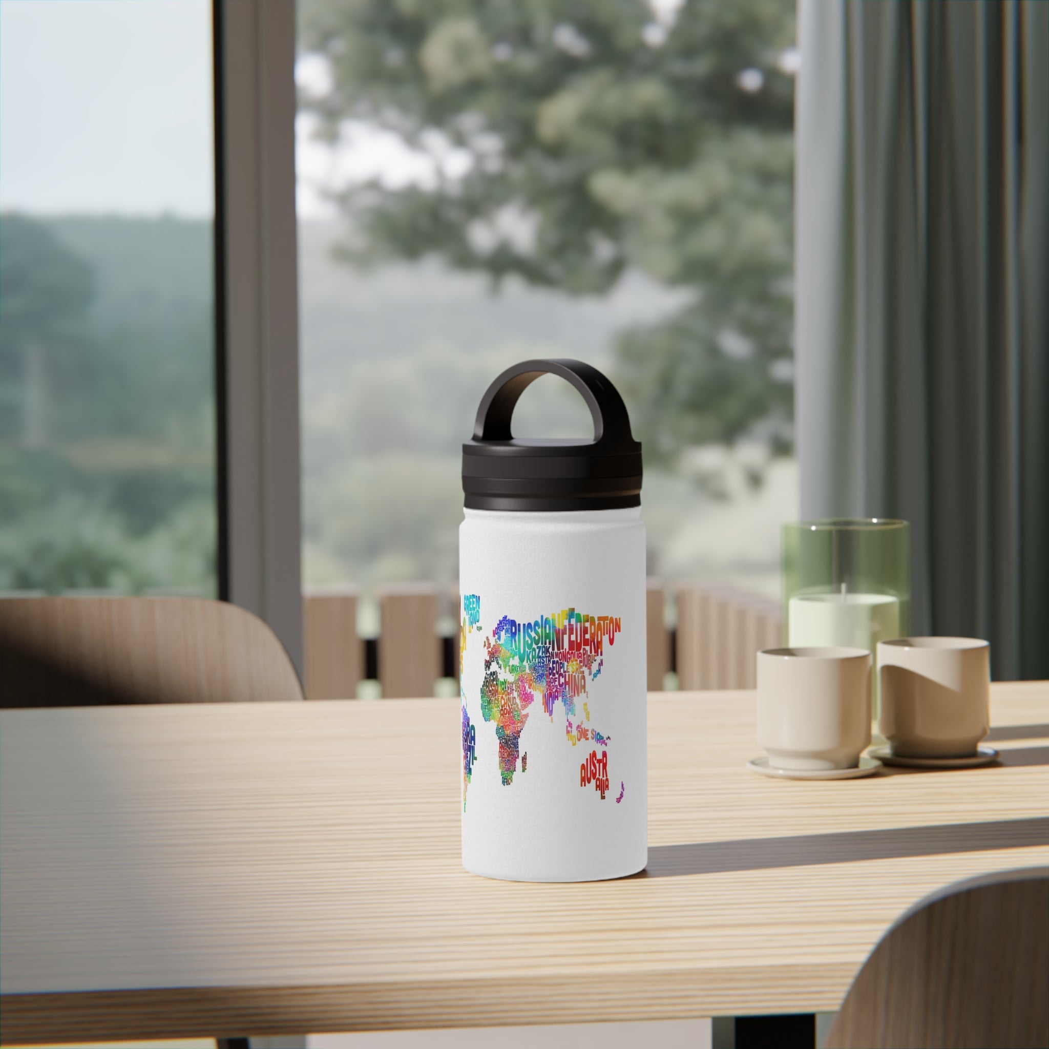 Global Sips: Travel-Ready Water Bottle