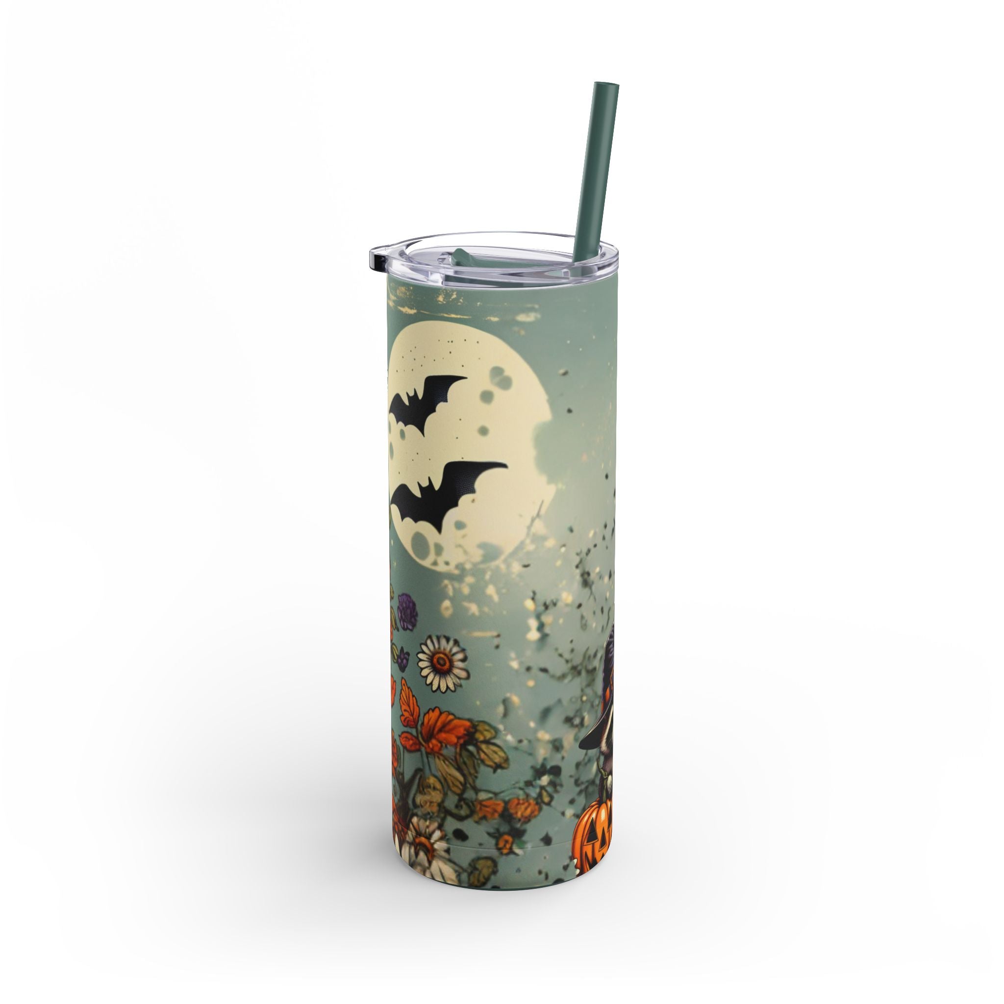 Spooky Slim Tumbler for Halloween Sips