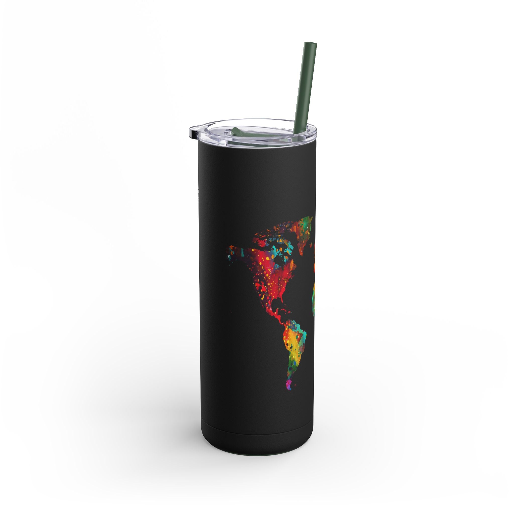 Travel-Ready Matte Tumbler: Sleek & Practical