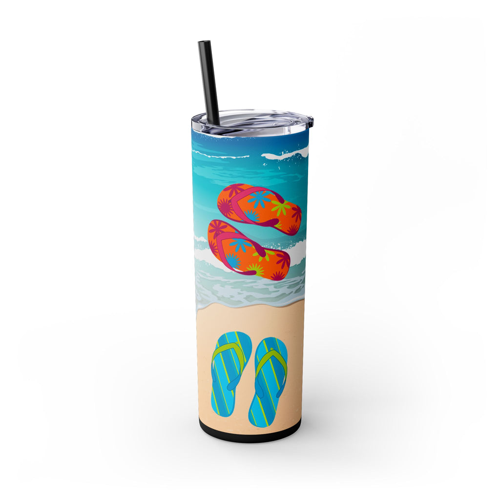 Skinny Tumbler with Straw, 20oz