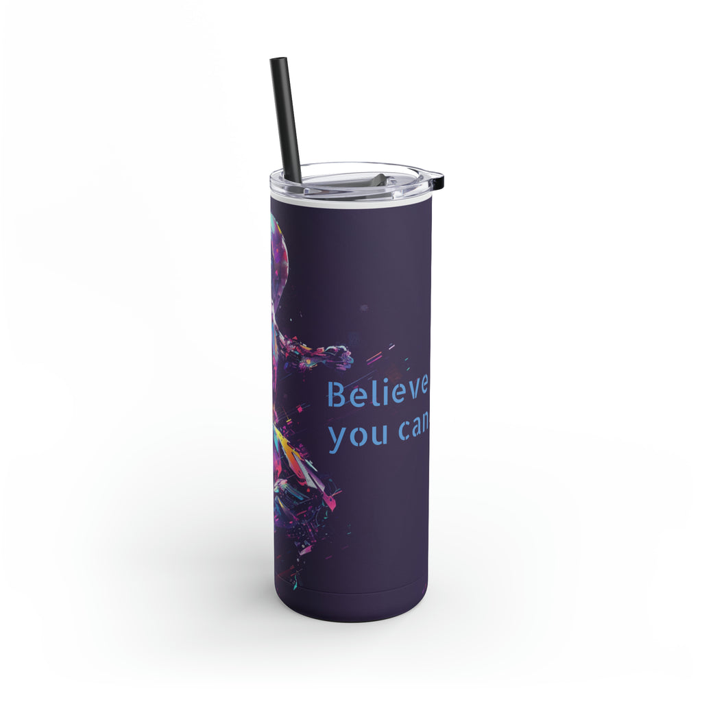 Skinny Matte Tumbler, 20oz- sport