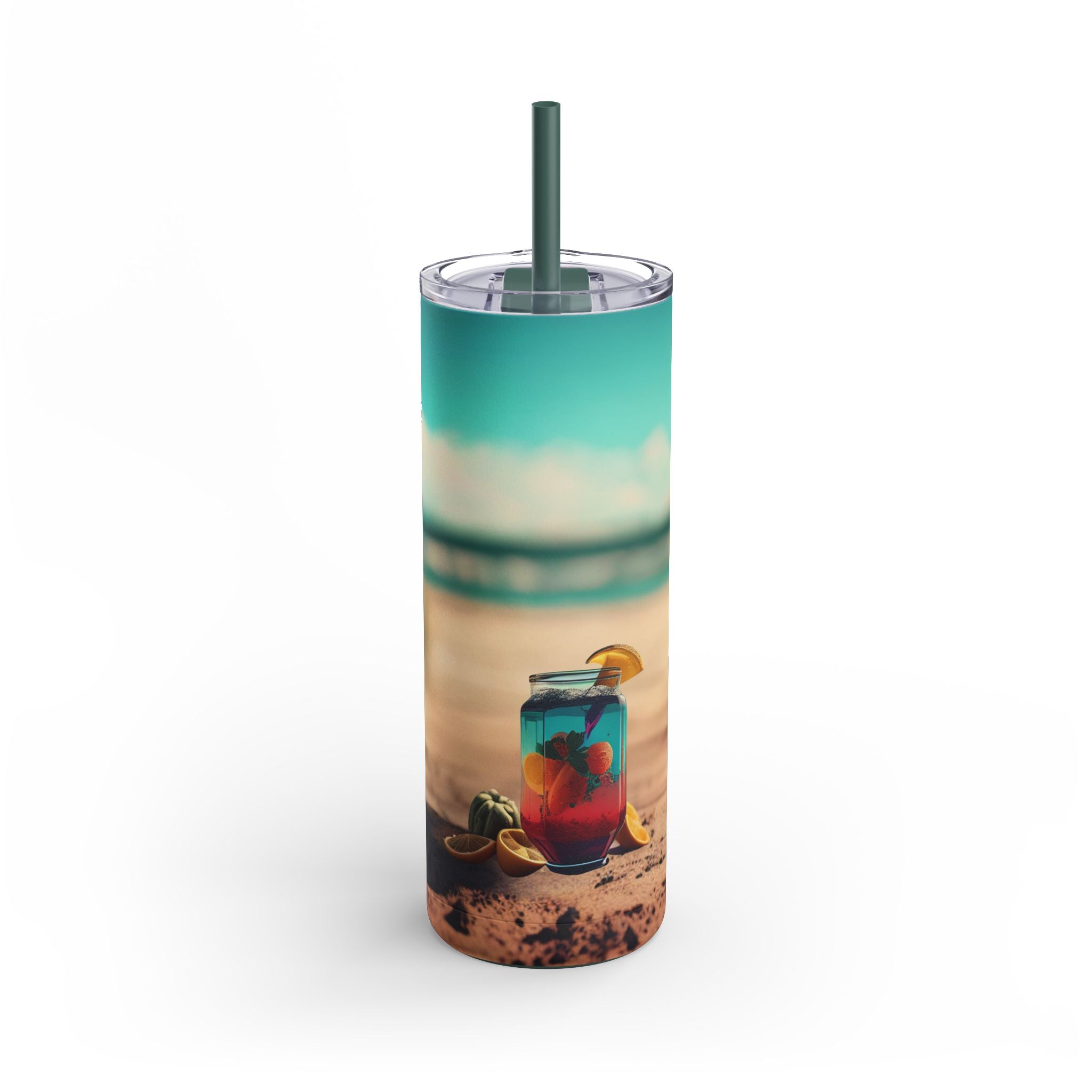 Beach Bliss: 20oz Skinny Tumbler