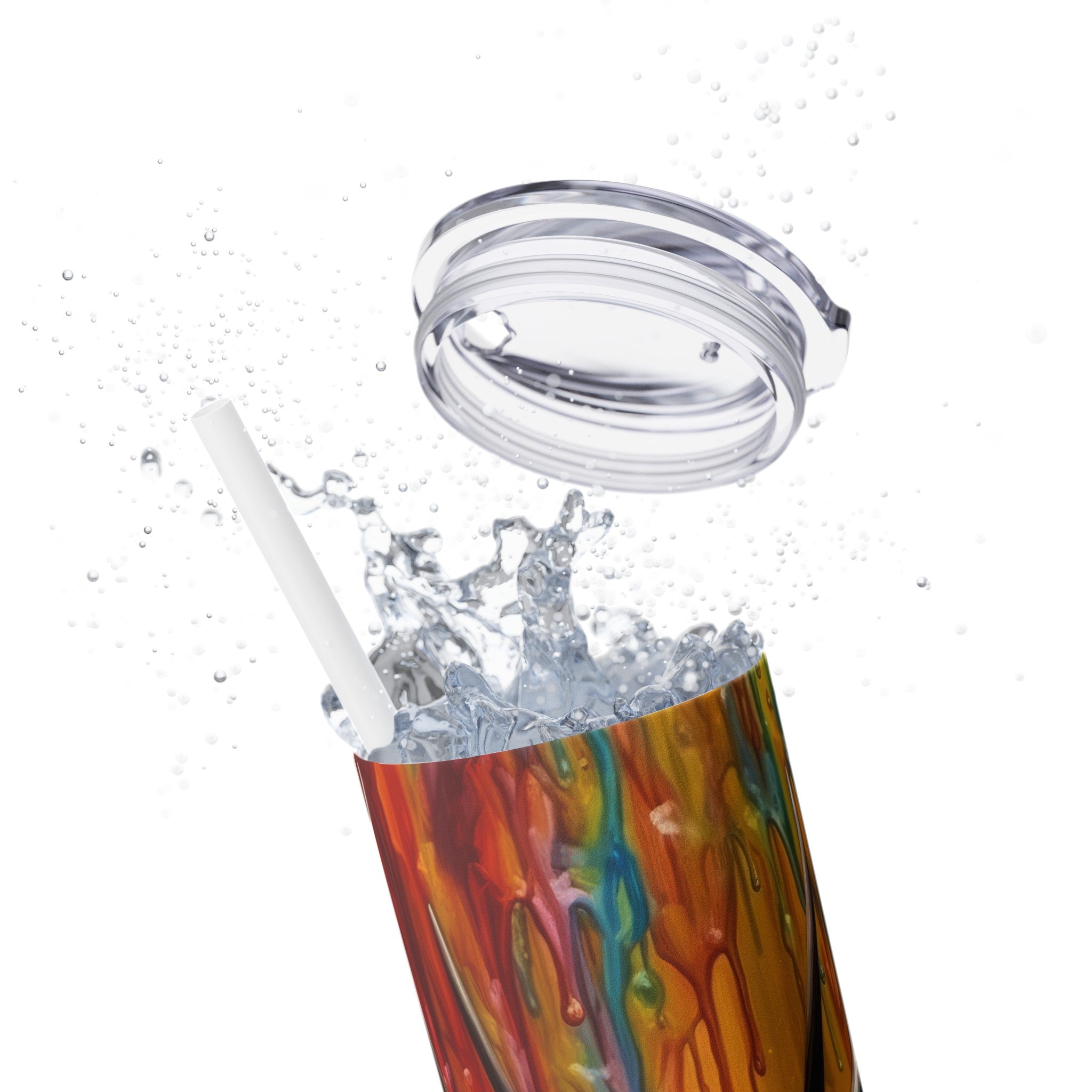 Skinny Tumbler with Straw, 20oz