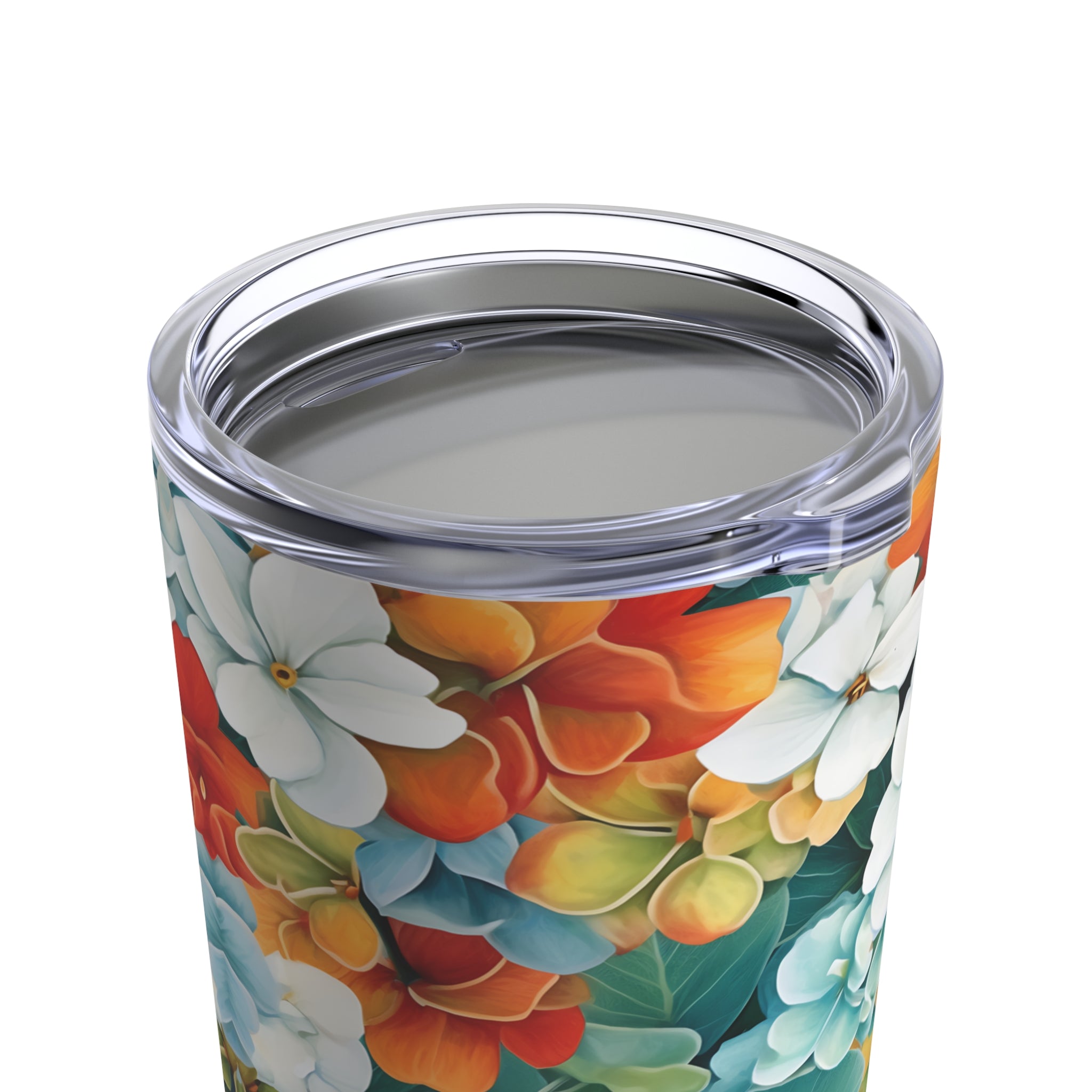 Flowering Print Elegance: 20oz Tumbler