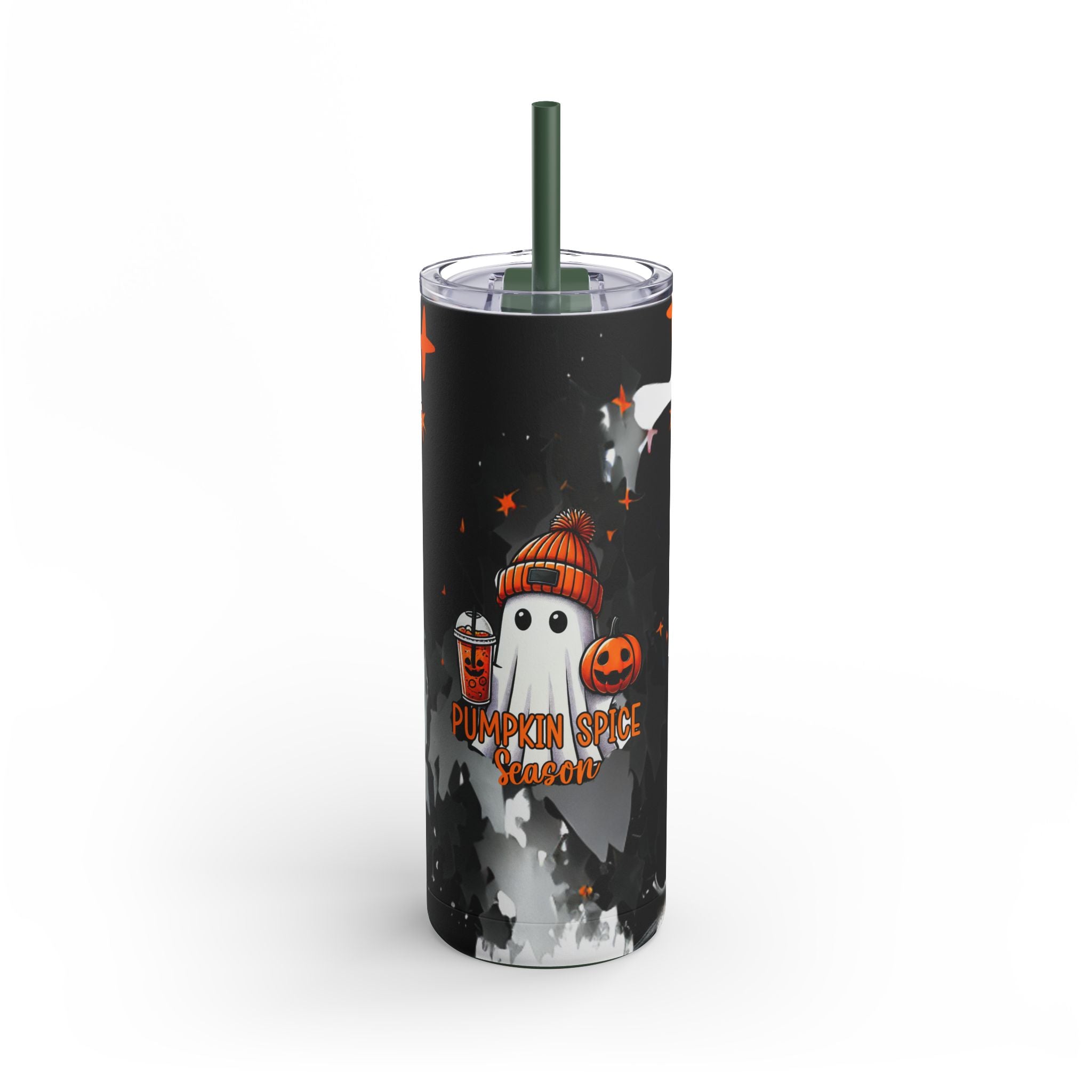 Spooky Pumpkin Tumbler for Fall Sips