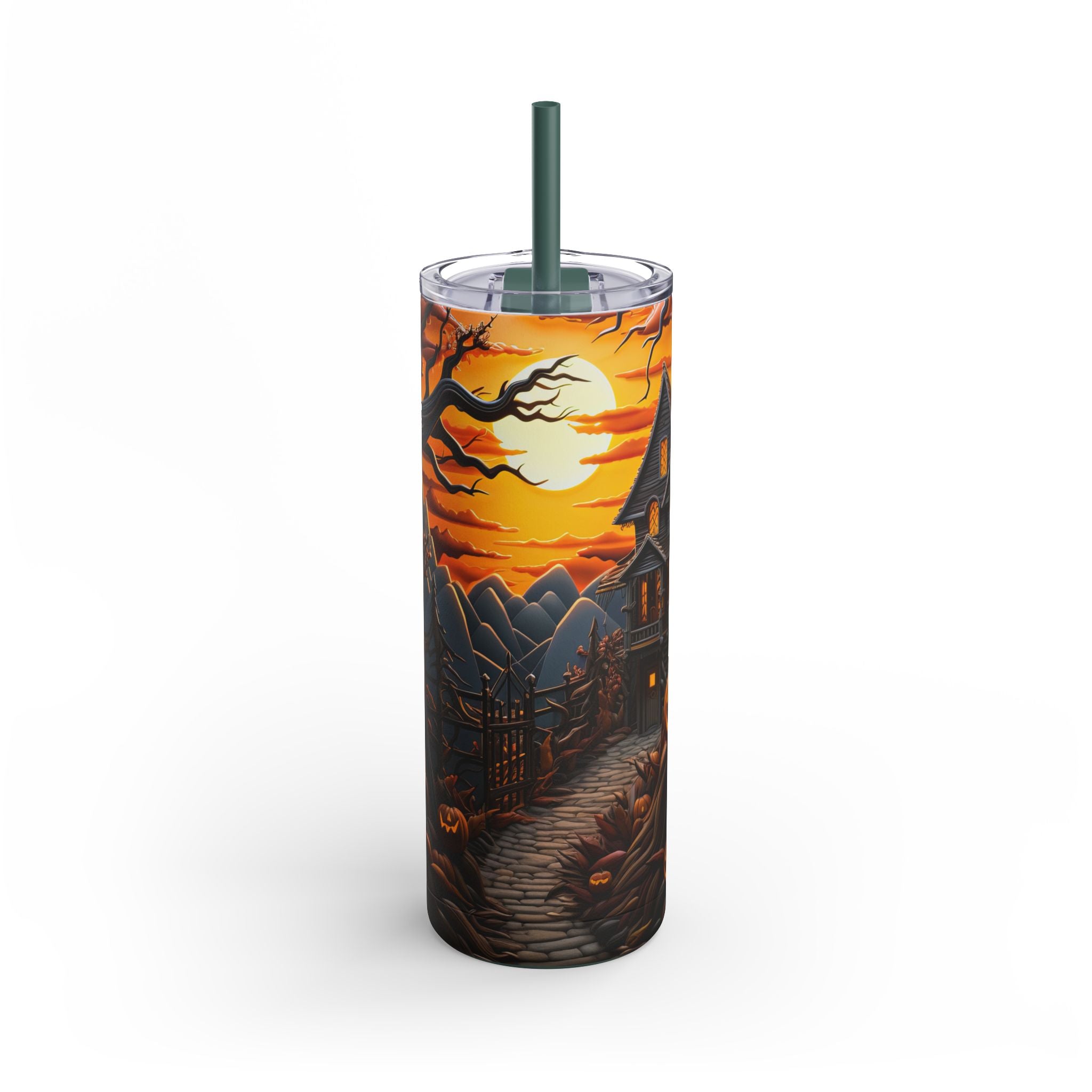 Pumpkin-Perfect Matte Tumbler for All