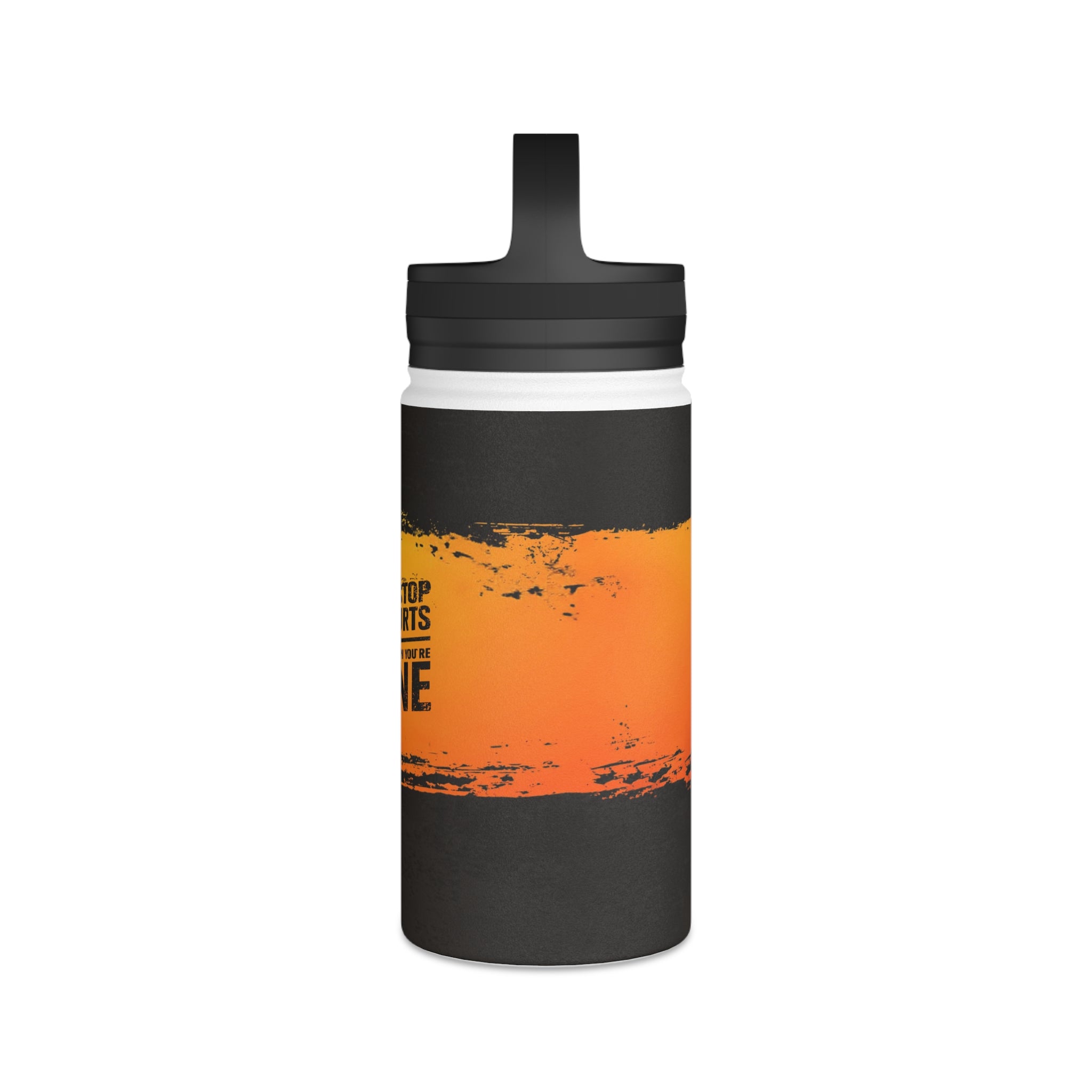 Stainless Steel Water Bottle, Handle Lid