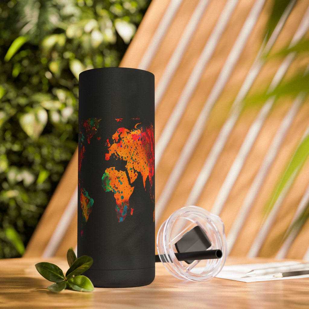 Travel-Ready Matte Tumbler: Sleek & Practical