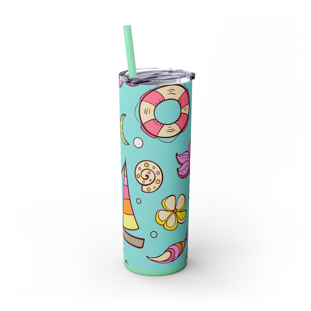 Skinny Tumbler with Straw, 20oz