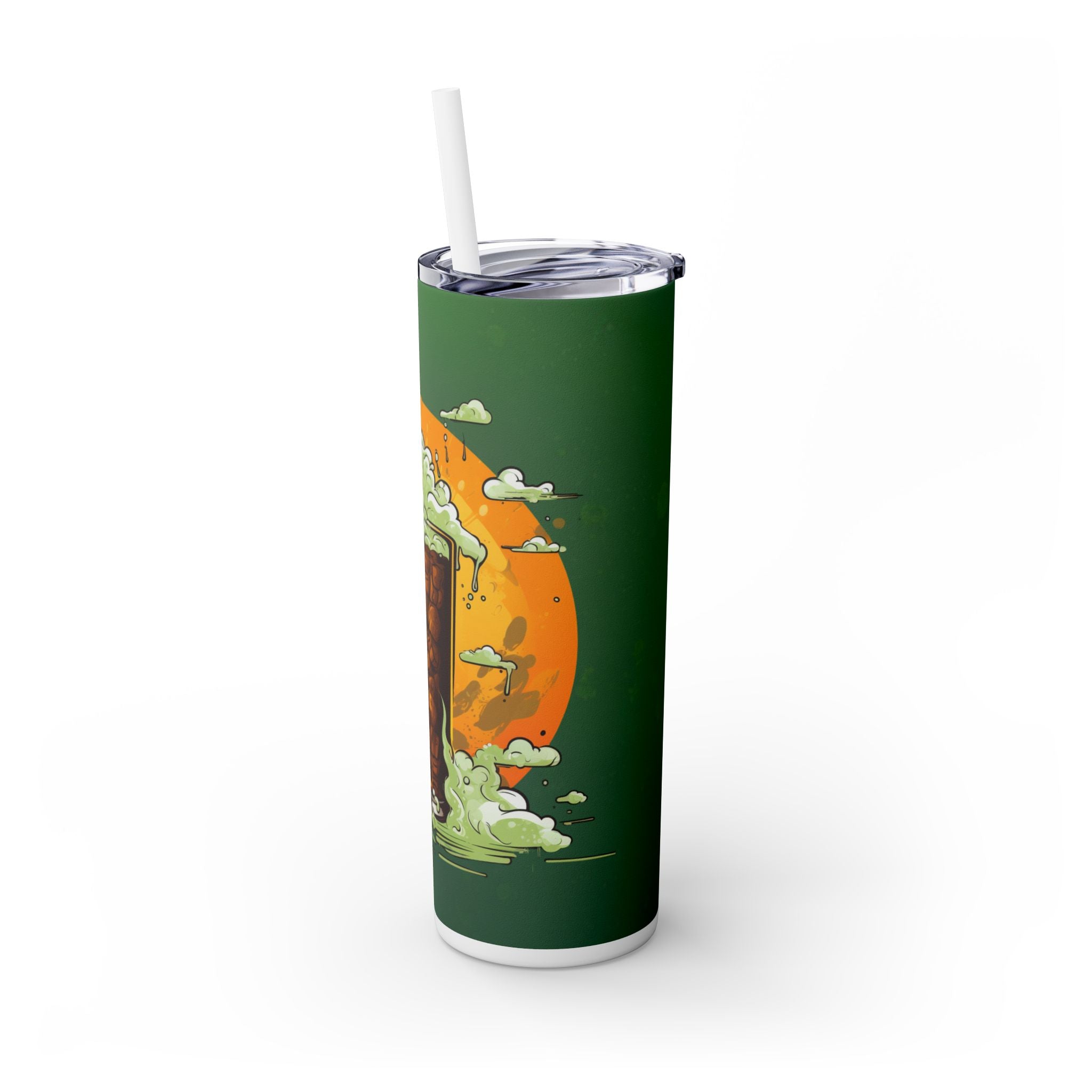 Skinny Tumbler with Straw, 20oz