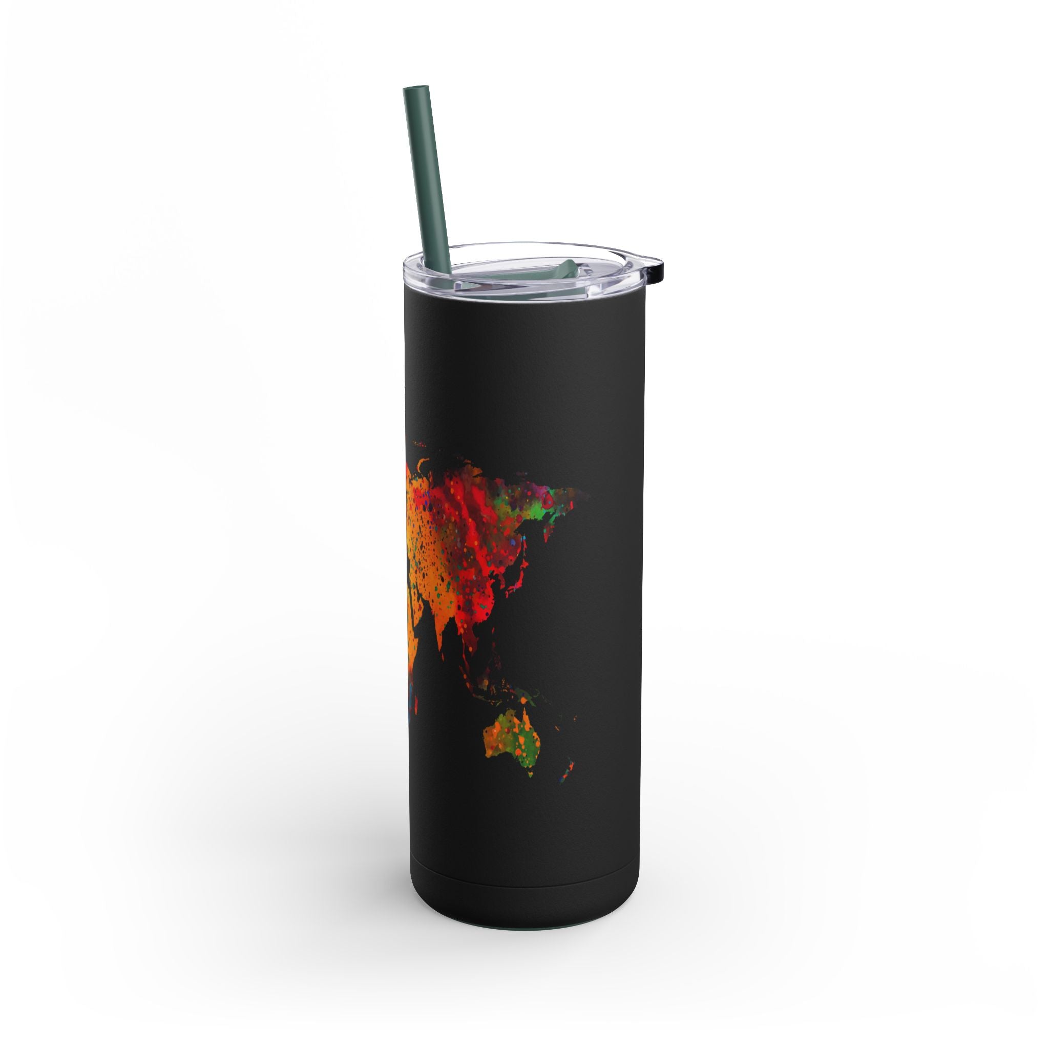 Travel-Ready Matte Tumbler: Sleek & Practical