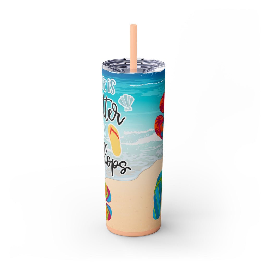 Skinny Tumbler with Straw, 20oz