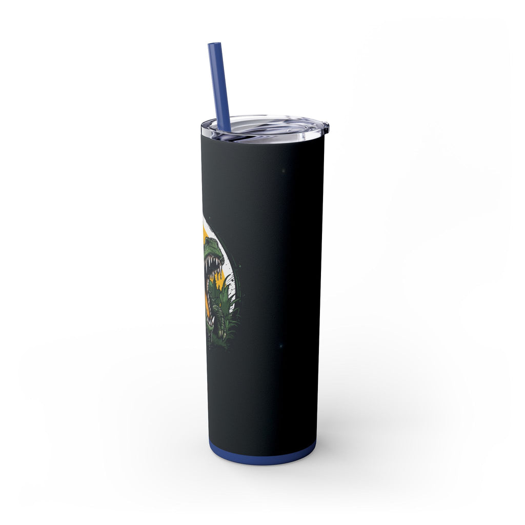 20oz Skinny Tumbler: Crocodile Print for Every Sip