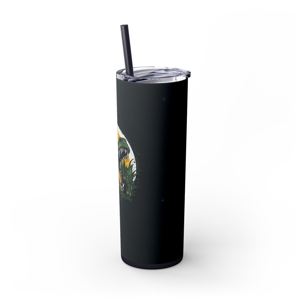 20oz Skinny Tumbler: Crocodile Print for Every Sip