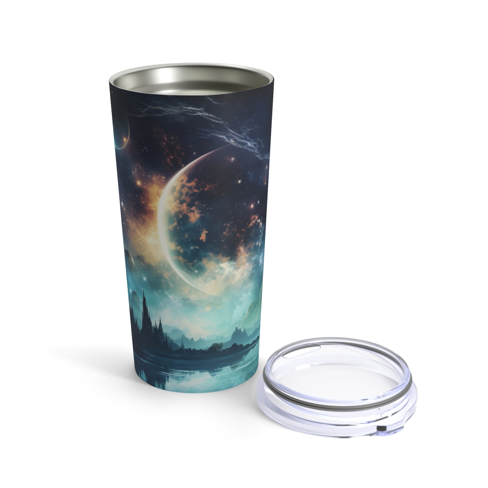 20oz Tumbler with Moonlit Mountain Magic