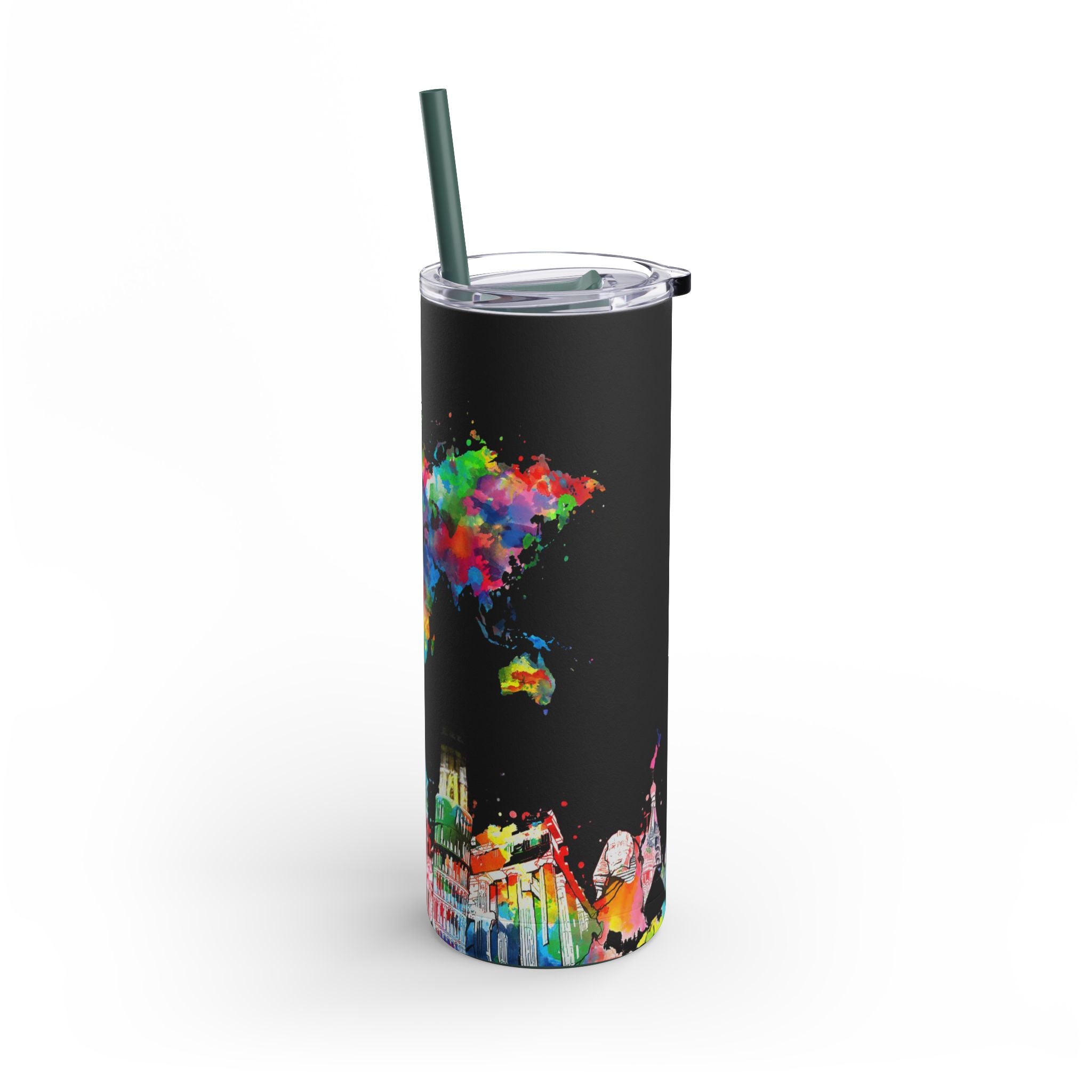 Sleek Slim Tumbler: Travel-Ready Coolness
