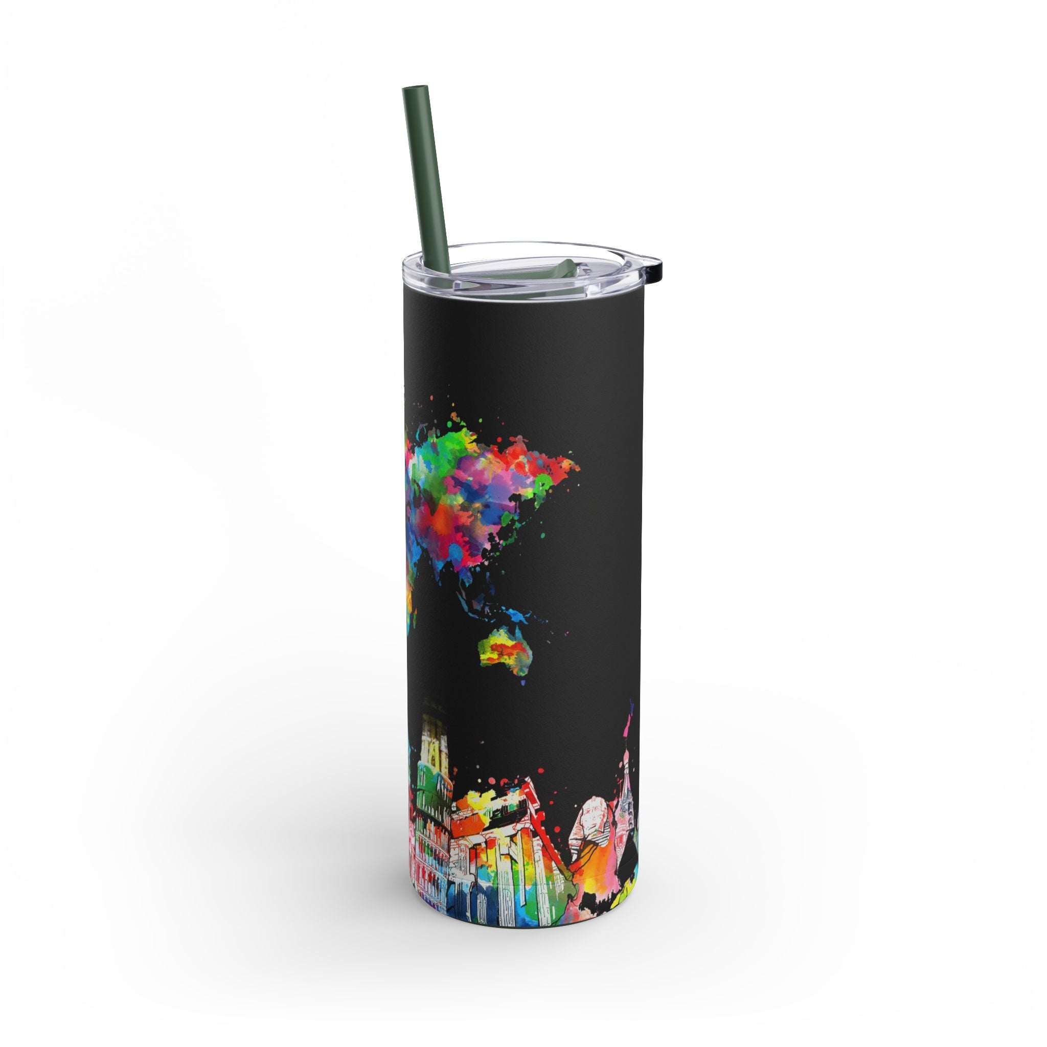 Sleek Slim Tumbler: Travel-Ready Coolness