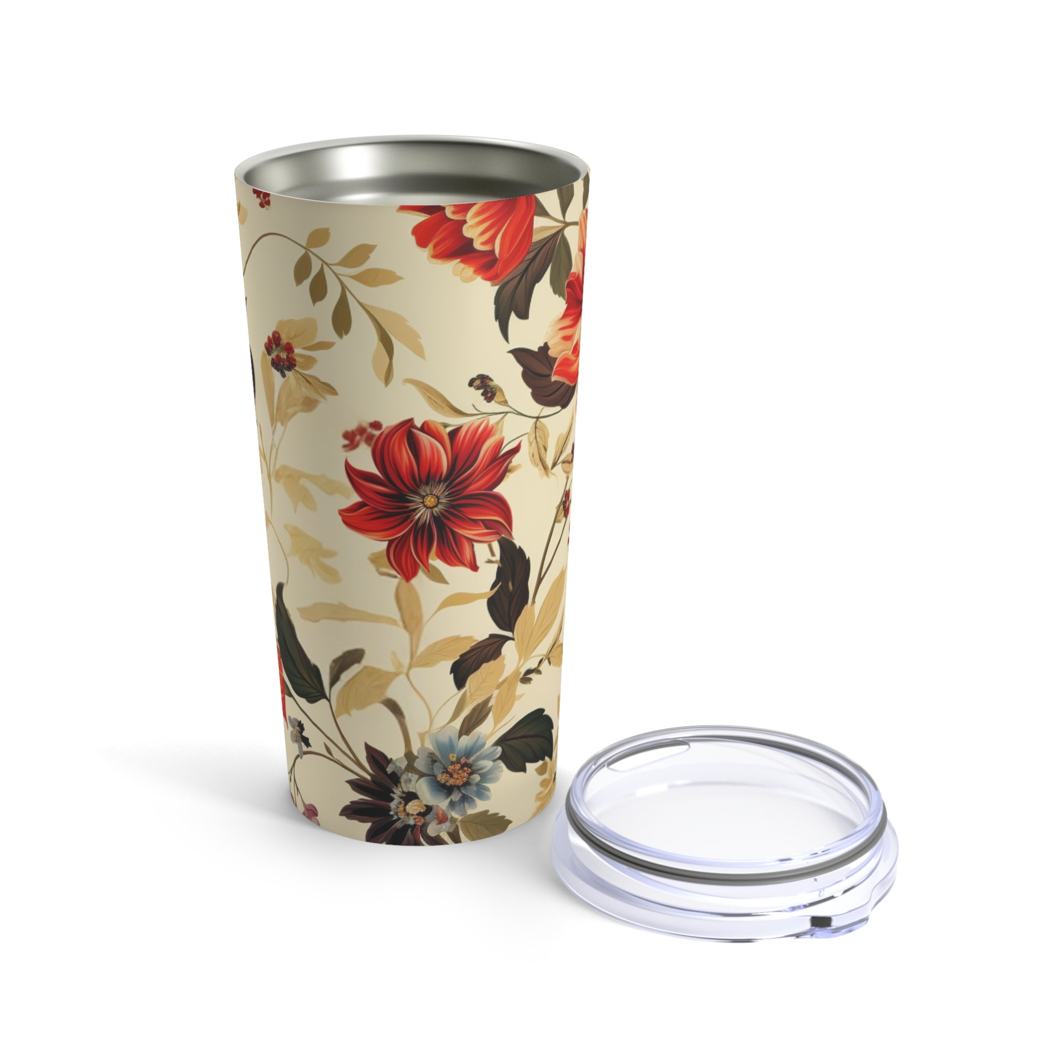 Vibrant Tumbler with Elegant Floral Flair : 20oz Tumbler