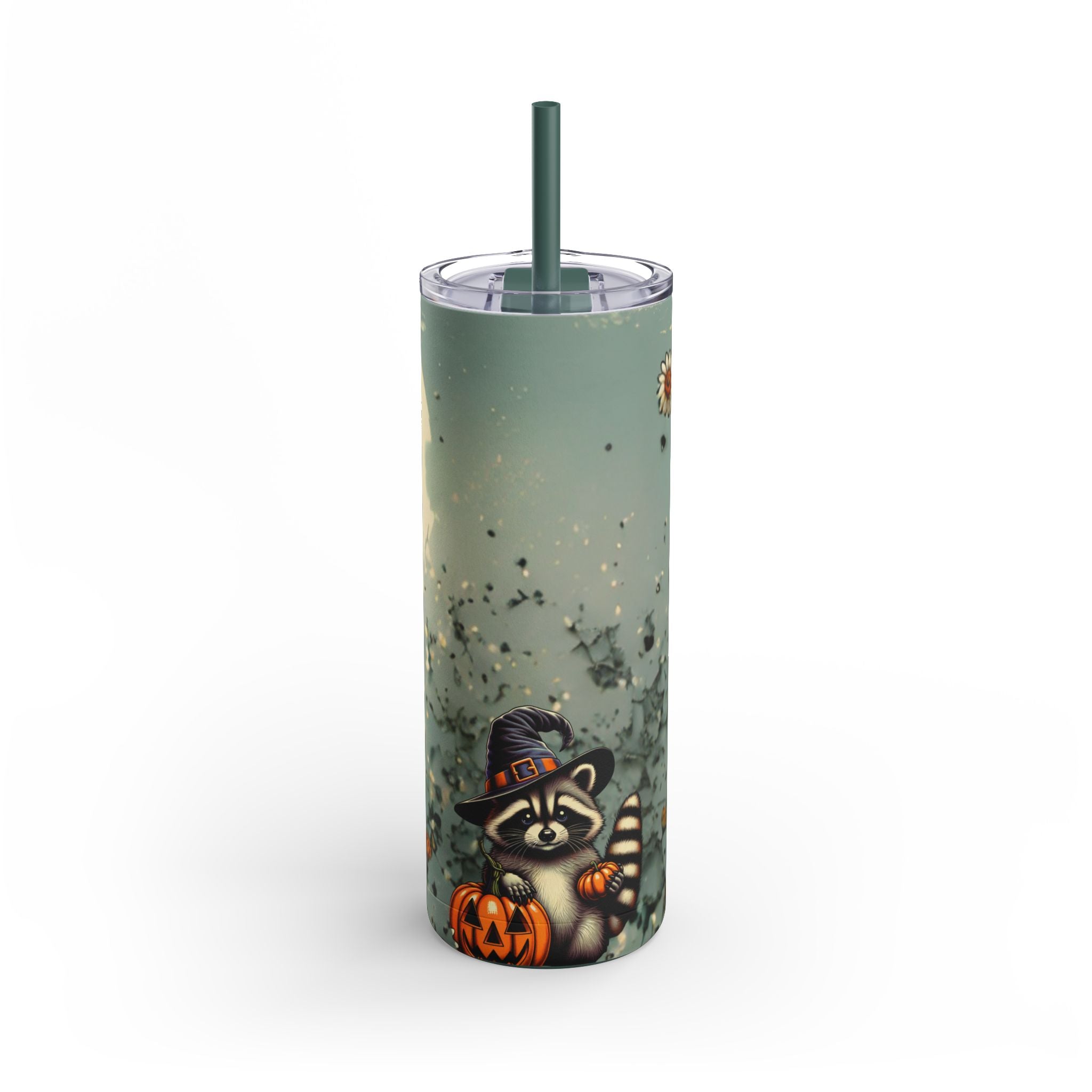 Spooky Slim Tumbler for Halloween Sips